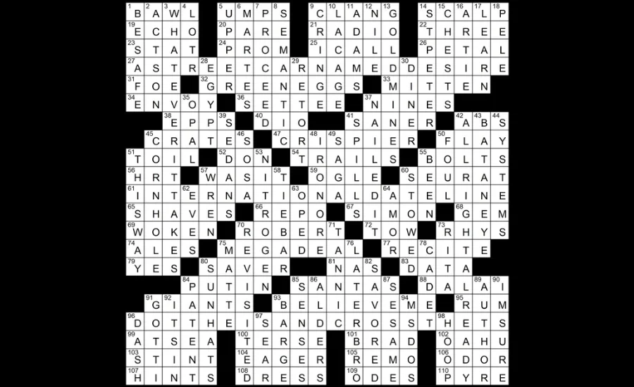 Hellseed Crossword in Spanish Quando Inciampo