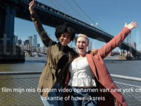 Film mijn reis custom video opnamen van new york city vakantie of huwelijksreis