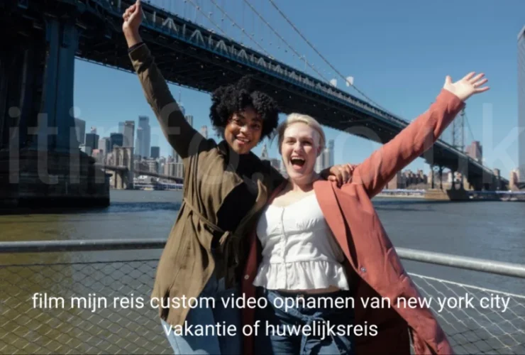 Film mijn reis custom video opnamen van new york city vakantie of huwelijksreis