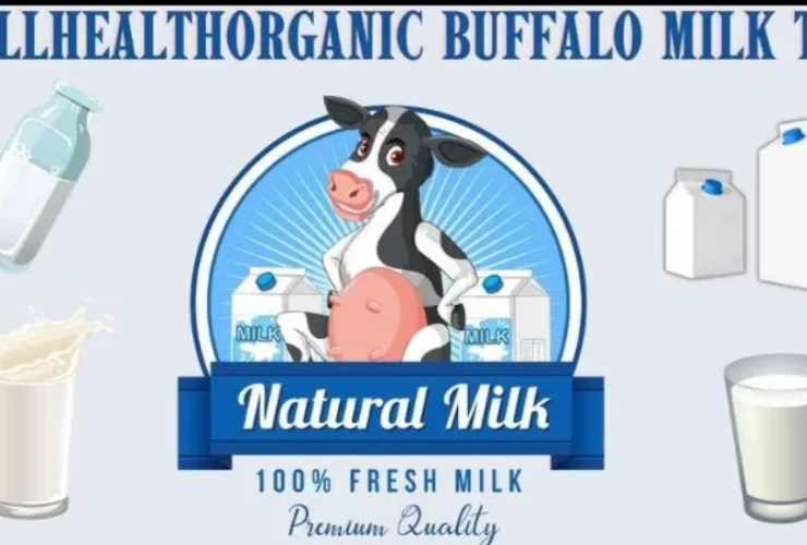 wellhealthorganic buffalo milk tag